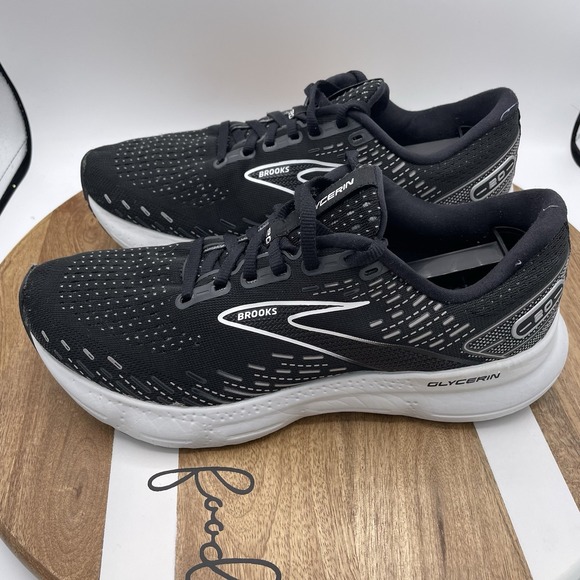 Brooks Glycerin 20 Running Shoes Womens Size 9.5 B Black Sneakers 1203691B059 - Picture 3 of 8